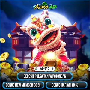 ADM4D - Situs Slot Game Deposit Pulsa Tanpa Potongan Mudah Menang Jackpot Jutaan Rupiah Terbaik